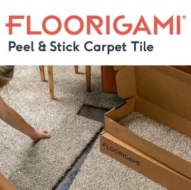 Floorigami Peel and stick carpet tile from Diamond Floor Covering in Monroe